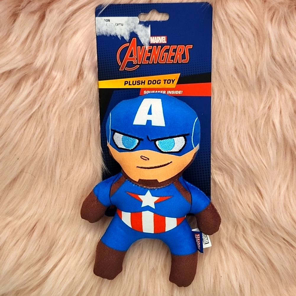 Brand New MARVEL AVENGERS PLUSH Dog Toy